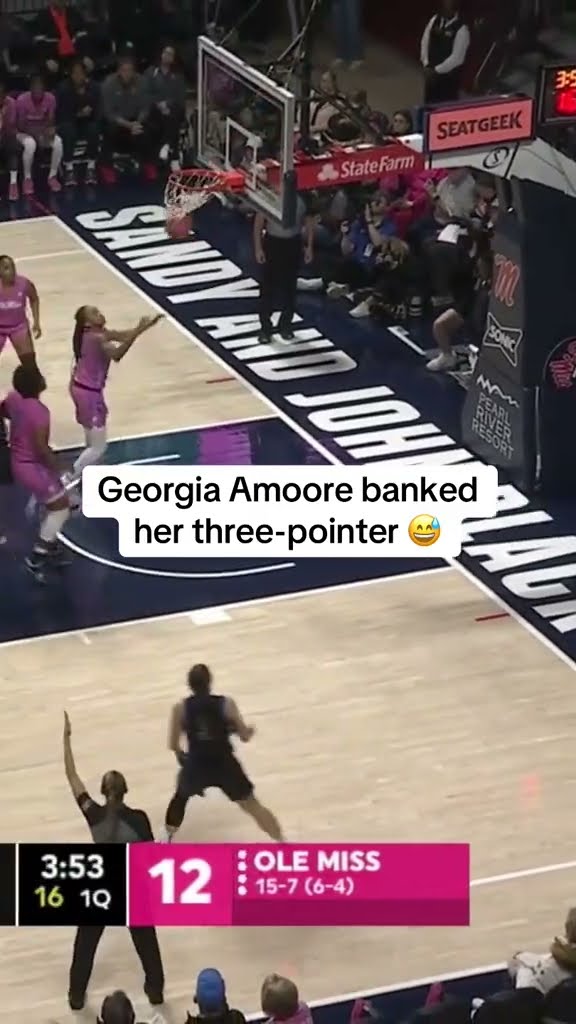 Georgia Amoore couldn't believe it ?