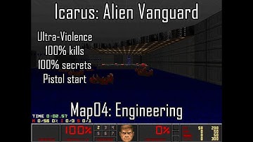 Doom II: Icarus: Alien Vanguard - Map04: Engineering (Ultra-Violence 100%)