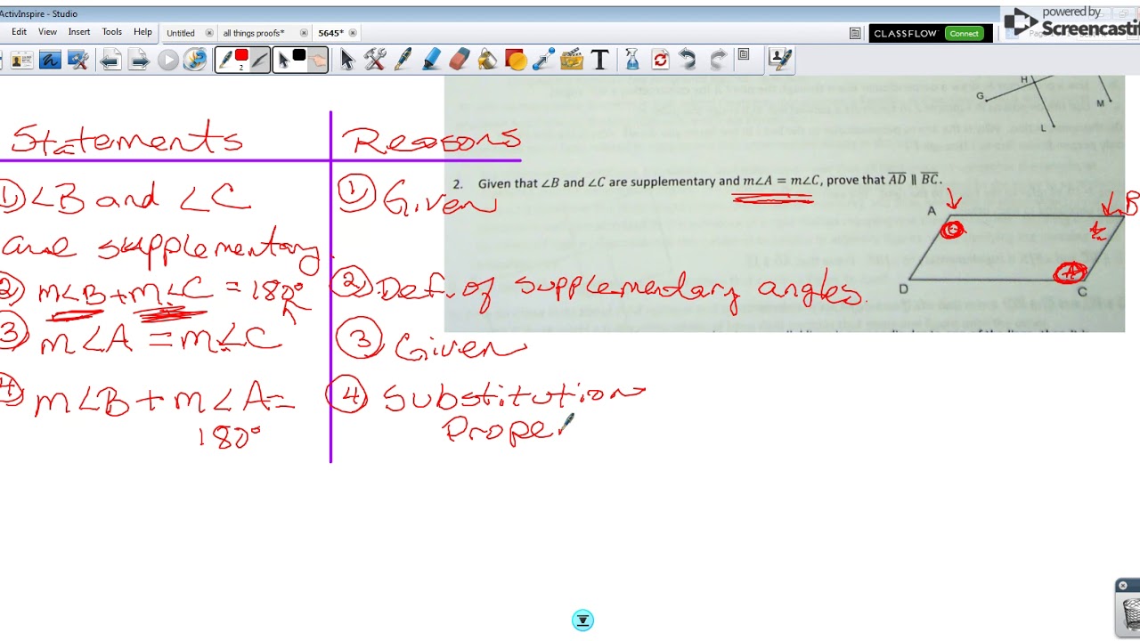 Proof #2: Eureka Math Geometry Module 1 Lesson 18 - YouTube