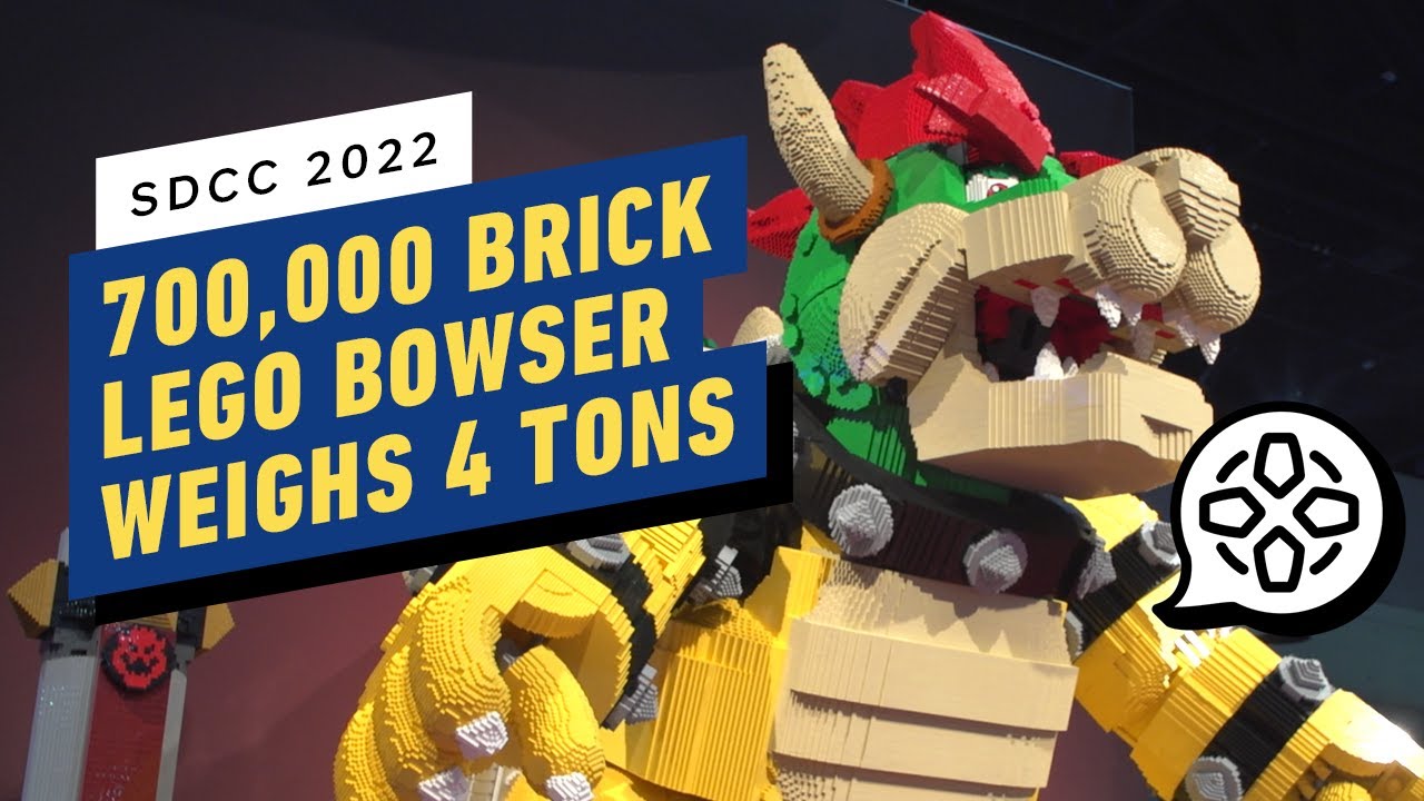 SDCC Exclusive LEGO Bowser Weighs 4 Tons