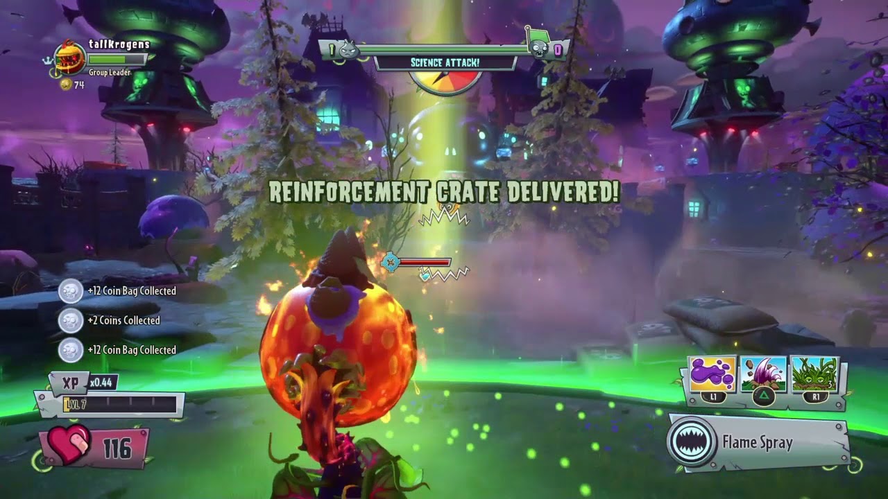 Plants vs zombies GW2 ep 28 (fire chomper!) - YouTube