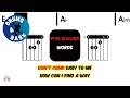 F R  David -  Words • Bass &amp; Drums | Scrolling Guitar Chords &amp; Lyrics