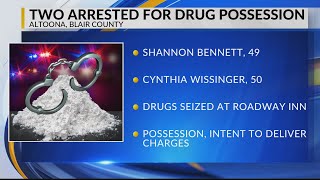 Two charged after drug bust at Altoona motel