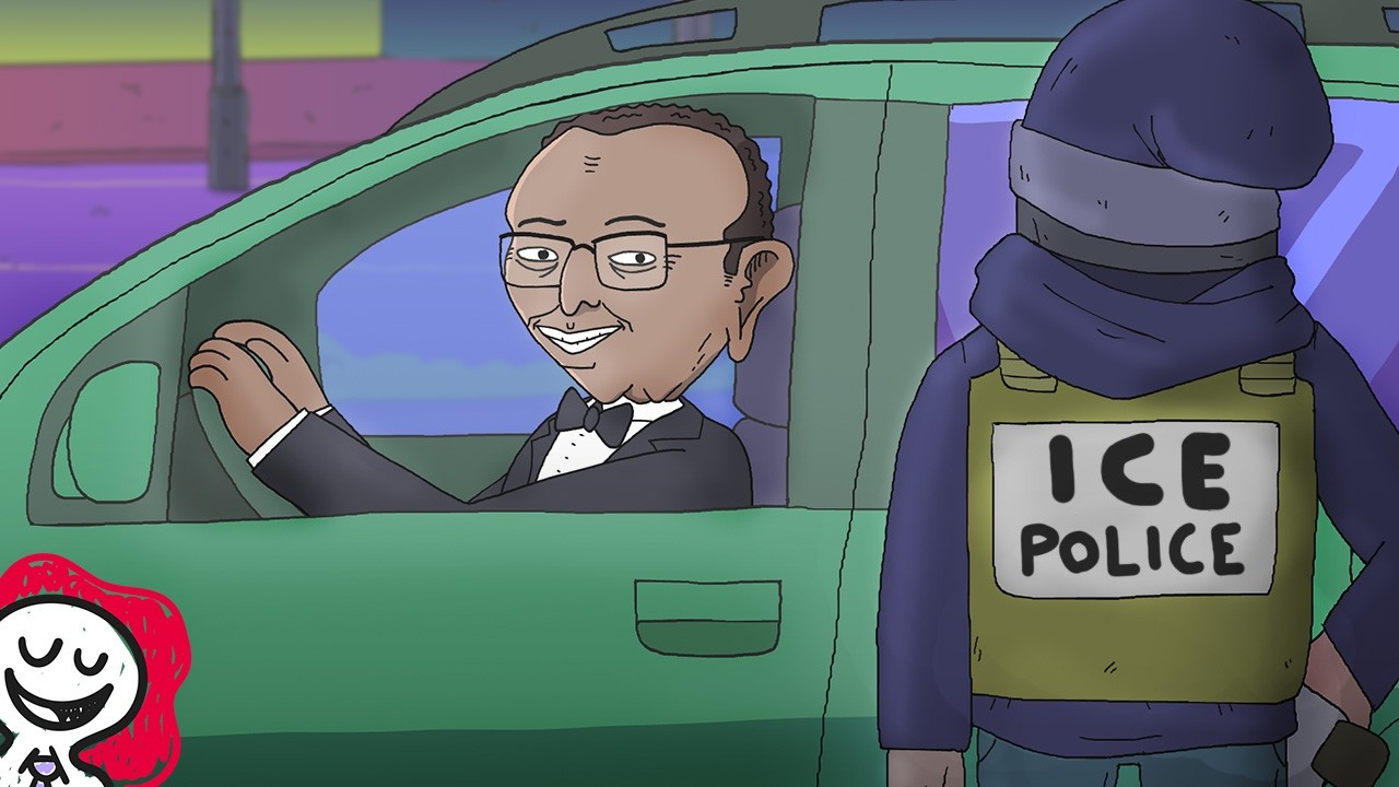 CARLO CONTI fermato dall'ICE