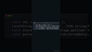Learn JSON Storage in 30s