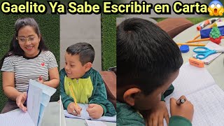🚨😱Gaelito Me Escribió Estás Lindas Palabras En Carta🥰 Va Aprendiendo Bastante