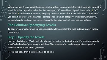 Converting Categorical Values to Numeric in R