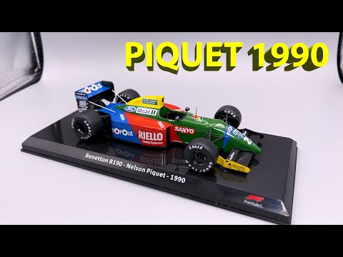 BENETTON B190 1990 Nelson Piquet ミニカー NELSON PIQUET BENETTON B190 1990 (SCALE 1:43) FORMULA 1 CAR