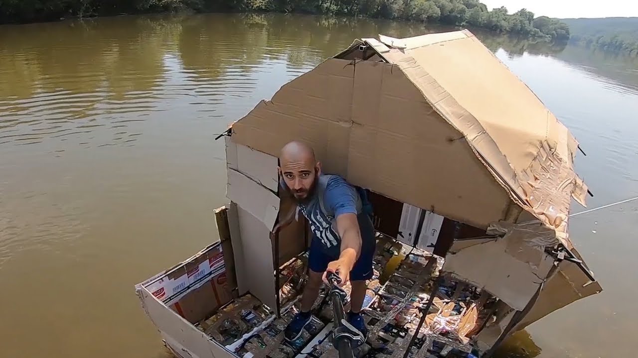 NAPRAVIO KUCU KOJA PLOVI PO VODI-PLOVIM REKOM