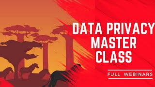 Data Privacy Master Webinar #excel #dataanalytics #data