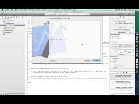 iOS7: Empty Application with StoryBoard Tutorial in 90s