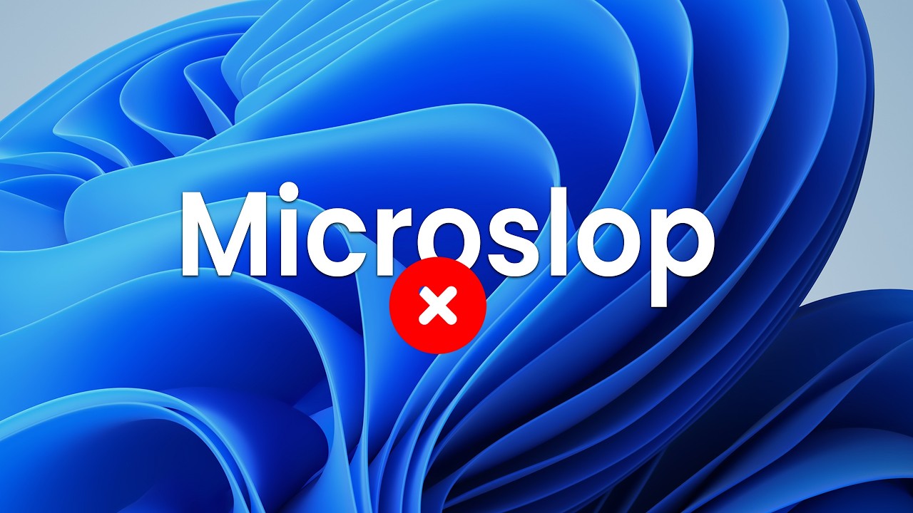Microsoft Says Its Getting Rid of Microslop in Windows 11 - YouTube