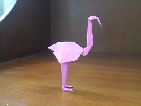 Origami Flamingo Easy