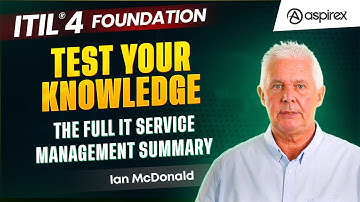 ITIL® 4 Foundation | IT Service Management: Summary | Aspirex