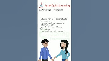 Why SpringBoot over Spring #spring #vs #springboot #java4quicklearning