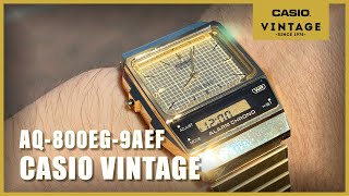 Unboxing Casio Vintage AQ-800EG-9AEF