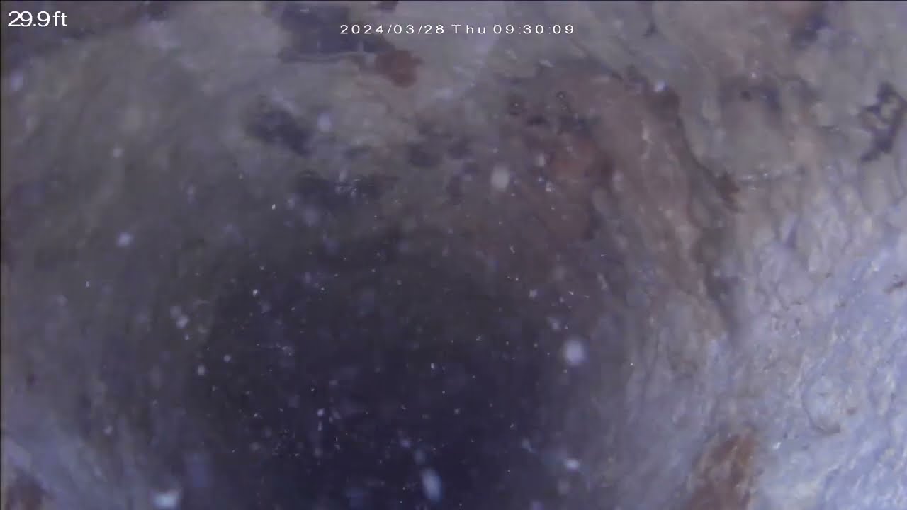 CNHInspections - CLOG Short Clip Sewer Scope Inspection Video