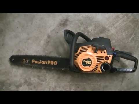 PoulanPro 20" chainsaw review - YouTube