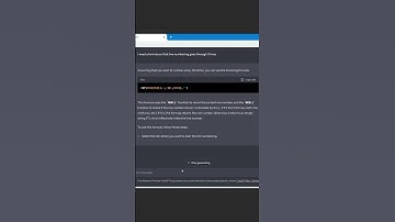 How to use ChatGPT to create Excel Formula | OpenAI | Shorts