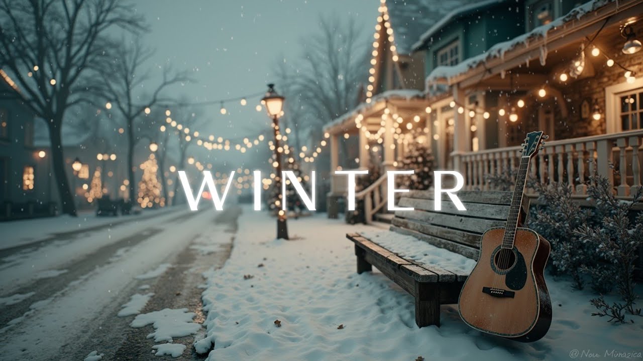 Уютная Зимняя Акустическая Гитара - Теплые Мелодии для Тихого Снежного Вечера