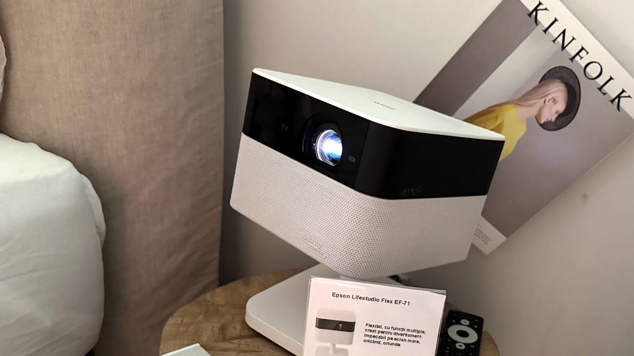 Epson Lifestudio Pop și Flex sunt oficiale: proiector pentru interior/exterior cu stil și sunet Bose