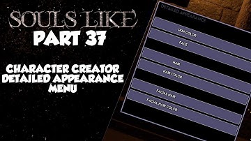 Souls Like Tutorial Part 37 | Character Creator Detailed Appearance | Unreal Engine 5
