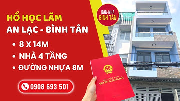 Bán Nhà KDC Nam Long - Hồ Học Lãm - Bình Tân - Nhà 4 Tầng - 8x14m - Đường Nhựa 8m - Nhỉnh 9.5 Tỷ