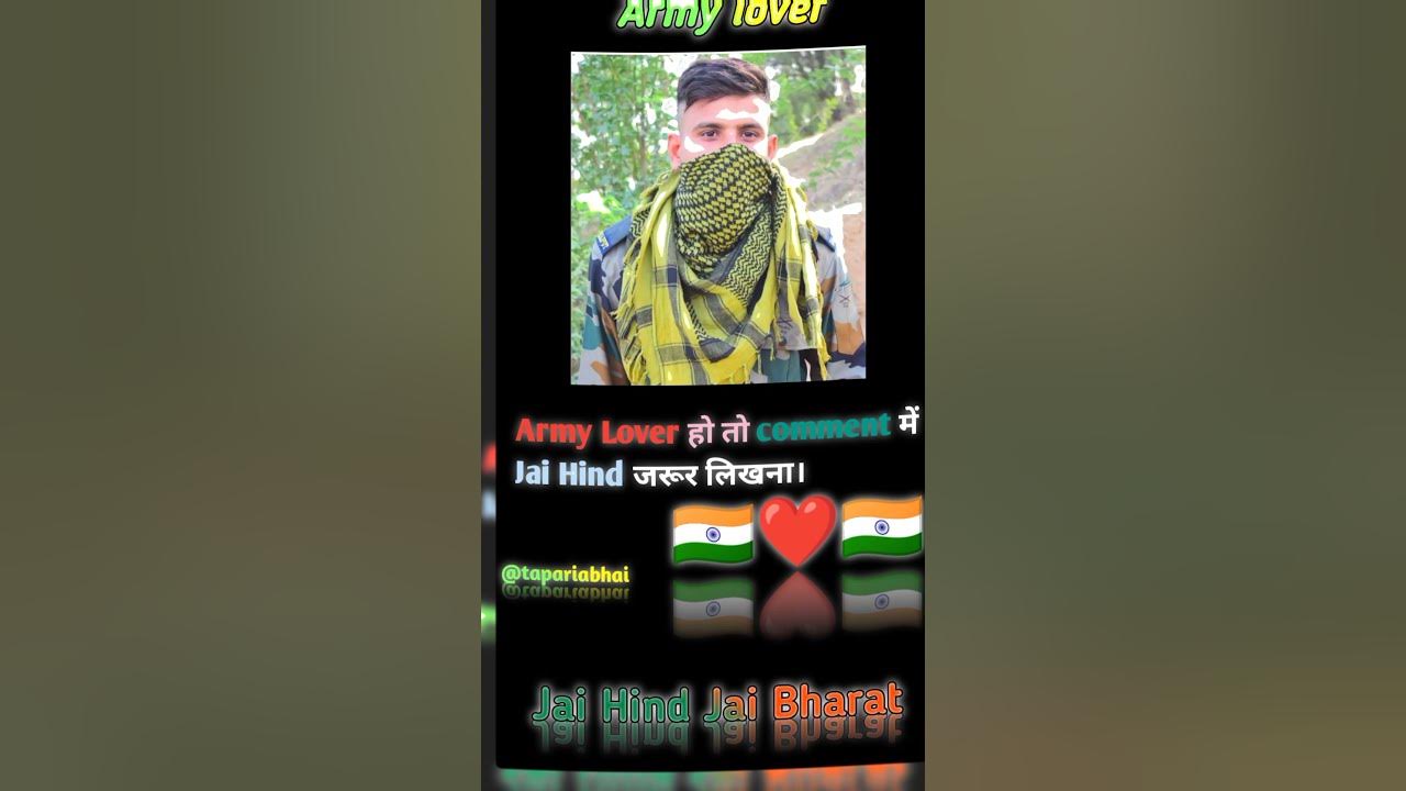 Army lover status 🇮🇳 ️😍💕💕🇮🇳👍🙏🙏👍 army militarymotivation 