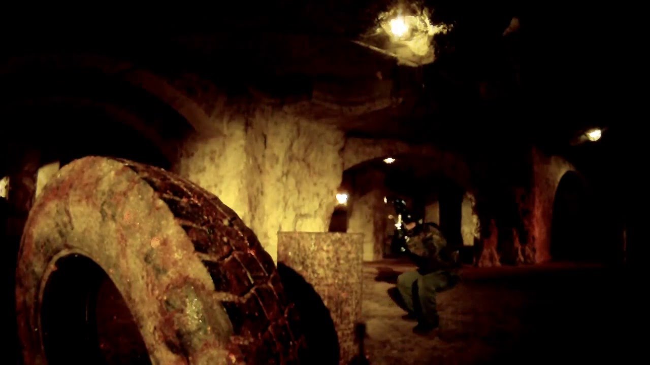 Paintball Barlang Budapest, fedett beltéri pálya paintball.hu YouTube