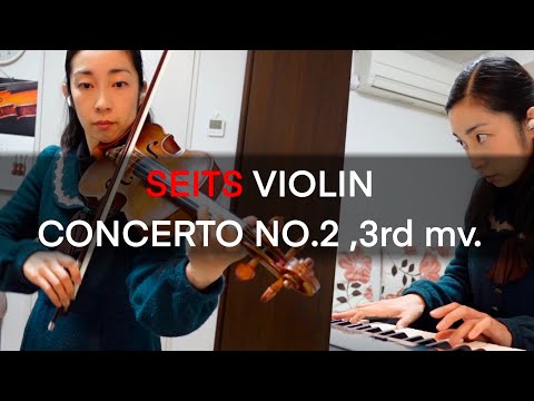 一人で両方とも弾いてみた02】Seitz Violin Concerto No.2 - 3nd