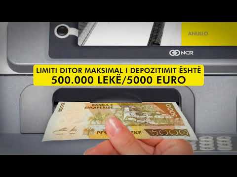 Video: Si Të Depozitoni Para Në Një Kartë Përmes Një ATM