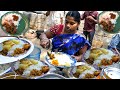 Hard Working Women Selling Cheapest Roadside Unlimited Meals | Non Veg Meals | Street Dine