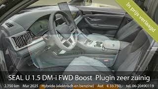BYD SEAL U 1.5 DM-i FWD Boost Plugin zeer zuinig