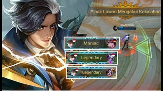 MANIAC!!! HYPER GUSION GAK ADA LAWAN - MOBILE LEGENDS