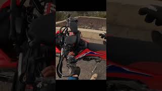 When you almost ride over an abandoned mine. #dirtbikeadventures #crf450rl #explore
