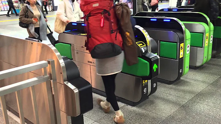 Tourists in Tokyo trying to outsmart the automatic ticket barrier - DayDayNews