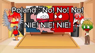 Coutryhuman React To Countryballs: Modern History Of Poland ( Gacha x Countryhuman )