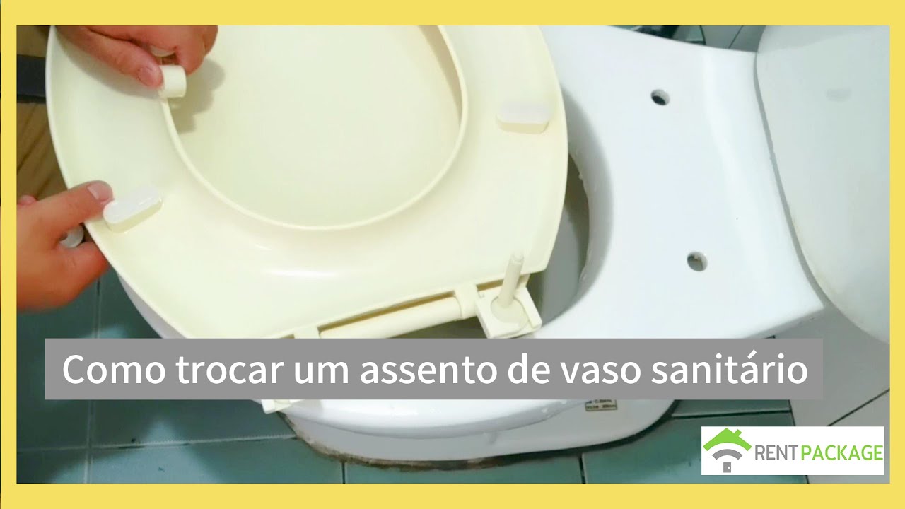 Como trocar um assento de vaso sanitário - YouTube