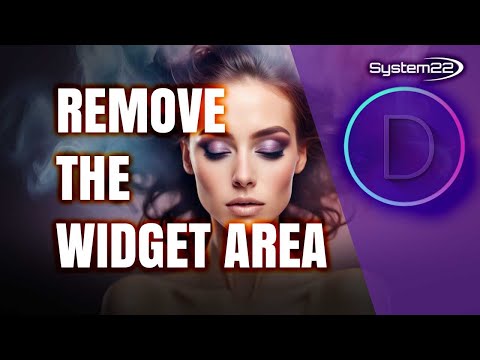 Divi Theme Deleting the Large Widget Area Above the Footer