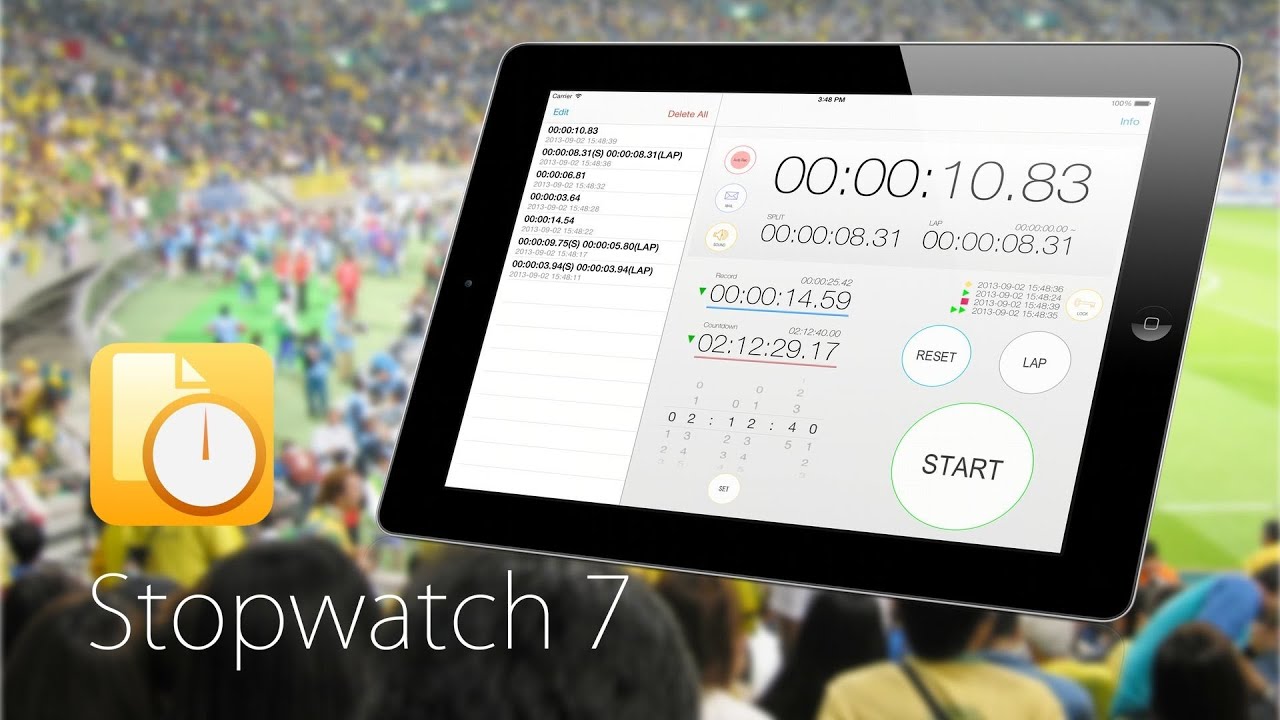 stopwatch 7 for iPad YouTube