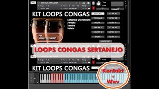 Loops de Congas Arrocha Vaneira e Balada Kontakt e wav Várias Velocidades screenshot 5