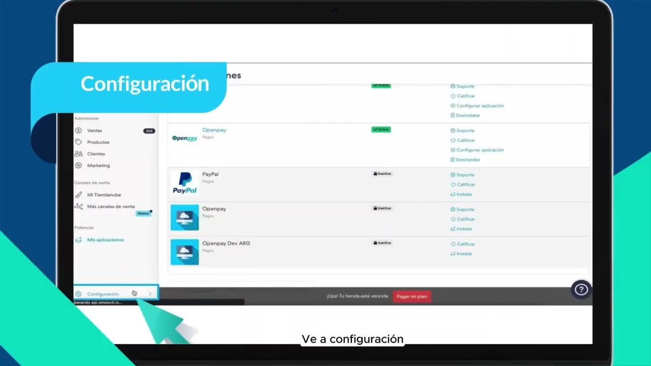 Cómo instalar Openpay en mi tienda online con tiendanube