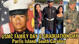 USMC FAMILY DAY & GRADUATION DAY | USMC PARRIS ISLAND SOUTH CAROLINA | USMC BOOTCAMP 2022