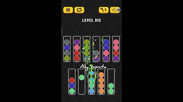 ball sort puzzle level 912