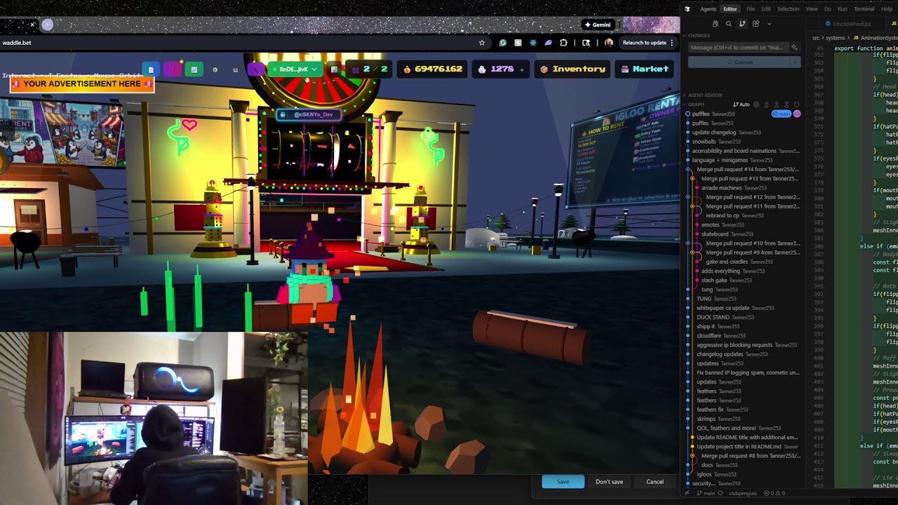 CLUB PENGUIN ON SOLANA AT 30kl ?!?! PENGUIN 150M?  I FRONT RAN $PENGUIN no mic