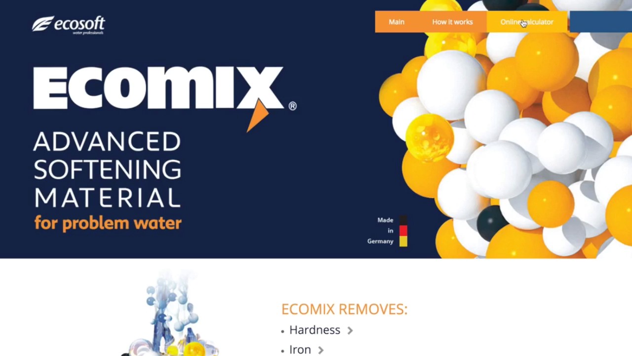 Очистка воды с помощью Ecomix