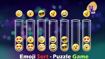 Emoji Sort Puzzle Master Game | Emoji Color Sorting Puzzle Game Master | Best Puzzle Sort Games