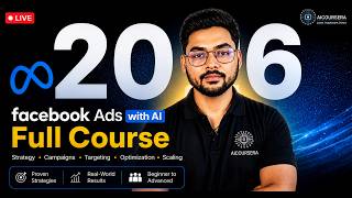 Meta Ads Campaign Practices LIVE | Facebook Ads Hands-On Training 2026 | AICoursera