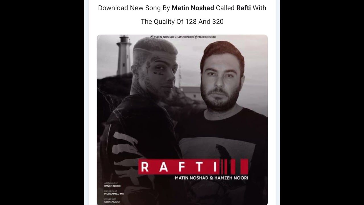 Matin Noshad - Rafti ( Persian Rapper Tehran Iran ) 