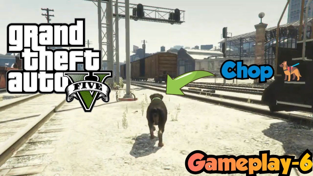 Playing As A Dog Chop Gta 5 Gameplay 6 YouTube 